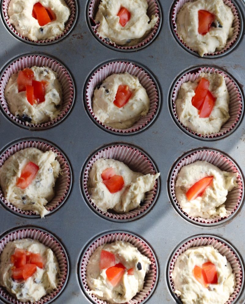 Schafskaese-Oliven-Tomaten-Muffins - 1 | Endlich Geniessen