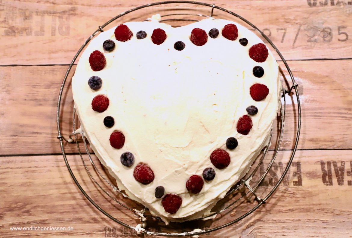 Herzkuchen zum Valentinstag
